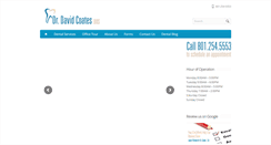 Desktop Screenshot of coatesdds.com
