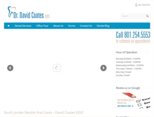 Tablet Screenshot of coatesdds.com